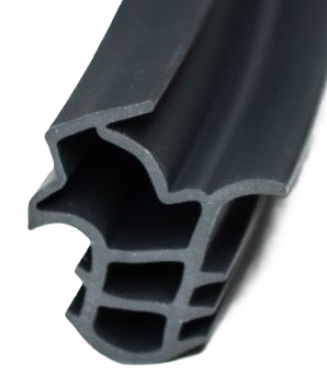 Uszczelka Drzwiowa do Ościeżnic Metalowych Progu Gruba Antracyt 6m - obrazek 4