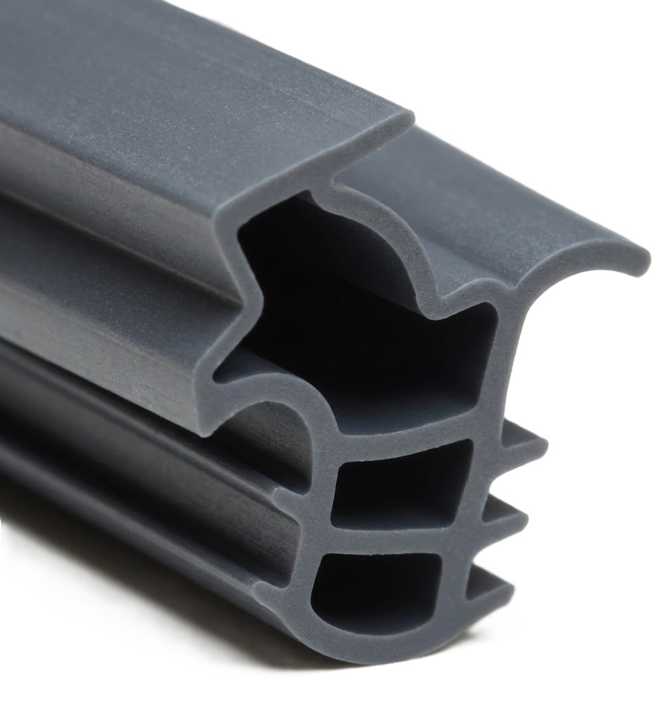 Uszczelka Drzwiowa do Ościeżnic Metalowych Progu Gruba Antracyt 6m